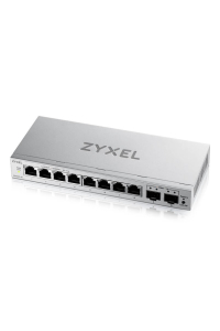 Zyxel GS1200-10v3 Řízený L2 Gigabit Ethernet (10/100/1000) Desktop Šedá Obrázok pre Zyxel GS1200-10v3 Řízený L2 Gigabit Ethernet (10/100/1000) Desktop Šedá