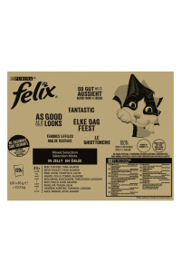 Obrázok pre PURINA Felix Fantastic Mix in jelly - mokré krmivo pro kočky - 120x85g
