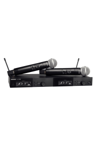 Shure SLXD24DE/SM58-G59 - dvojitý digitální bezdrátový systém se dvěma vysílači/mikrofony „do ruky“ (470 - 514 MHz) Obrázok pre Shure SLXD24DE/SM58-G59 - dvojitý digitální bezdrátový systém se dvěma vysílači/mikrofony „do ruky“ (470 - 514 MHz)