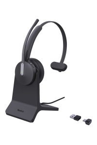 Yealink BH70 Mono with Stand Teams Sluchátka s mikrofonem Bezdrátový Přes hlavu Kancelář / call centrum USB Typ-A Bluetooth Nabíjecí podstavec Černá Obrázok pre Yealink BH70 Mono with Stand Teams Sluchátka s mikrofonem Bezdrátový Přes hlavu Kancelář / call centrum USB Typ-A Bluetooth Nabíjecí podstavec Černá