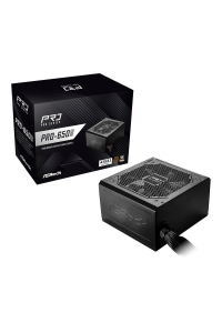 Obrázok pre Asrock PRO-650B napájecí zdroj 650 W 24-pin ATX ATX Černá