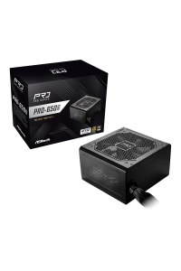 Obrázok pre Napájecí zdroj ASRock PRO-650G 650 W 80 PLUS Gold
