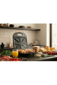 Obrázok pre Sendvičovač Promis STP 25 XXL, 4 toasty, 1400 W, černý