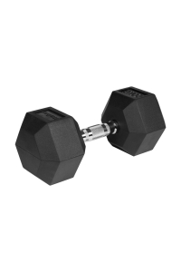 Obrázok pre REBEL ACTIVE Pogumovaná litinová činka 20 kg