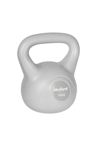 REBEL ACTIVE Kettlebell bitumenový šedý 18 kg Obrázok pre REBEL ACTIVE Kettlebell bitumenový šedý 18 kg