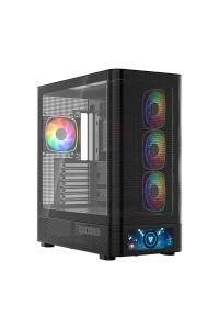 Obrázok pre Počítačová skříň MODECOM Volcano AQ500 ARGB Midi Černá