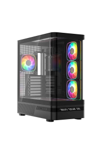 Obrázok pre Počítačová skříň MODECOM Volcano AQ200 ARGB Midi Černá