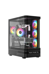 Počítačová skříň MODECOM Volcano AQ200 ARGB Midi Černá Obrázok pre Počítačová skříň MODECOM Volcano AQ200 ARGB Midi Černá