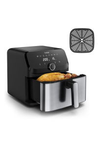 Obrázok pre Tefal Easy Fry Mega EY855D10 fritovací hrnec Samostarný 7,5 l Samostatné 2020 W Horkovzdušná fritéza Černá, Nerezová ocel