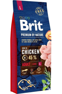 BRIT Premium by Nature Junior L Chicken - suché krmivo pro psy - 15 kg Obrázok pre BRIT Premium by Nature Junior L Chicken - suché krmivo pro psy - 15 kg