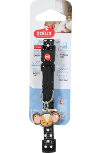 Obrázok pre ZOLUX Chatouille black - obojek pro kočky