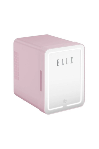 Obrázok pre Mini lednička se zrcátkem na líčení LED ELLE 4L fialová