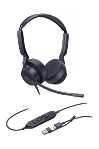 Yealink UH42 Dual UC USB-C/A Sluchátka s mikrofonem Kabel Přes hlavu Hovory/hudba USB Type-C / USB Type-A Černá Obrázok pre Yealink UH42 Dual UC USB-C/A Sluchátka s mikrofonem Kabel Přes hlavu Hovory/hudba USB Type-C / USB Type-A Černá