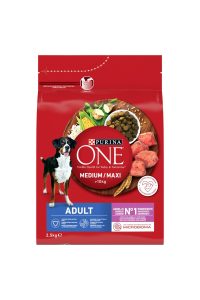 Obrázok pre PURINA One Adult Medium/Maxi Rich in lamb with rice - suché krmivo pro psy - 2,5kg