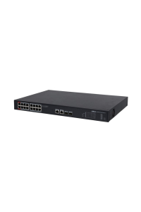 Dahua Technology PoE DH-PFS3220-16GT-190 síťový přepínač Nespravované L2 Gigabit Ethernet (10/100/1000) Podpora napájení po Ethernetu (PoE) 1U Černá Obrázok pre Dahua Technology PoE DH-PFS3220-16GT-190 síťový přepínač Nespravované L2 Gigabit Ethernet (10/100/1000) Podpora napájení po Ethernetu (PoE) 1U Černá