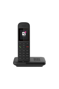 Telekom Sinus A12 Analog/DECT telefon Černá Obrázok pre Telekom Sinus A12 Analog/DECT telefon Černá