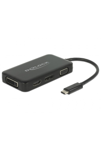 Obrázok pre DeLOCK 63929 dokovací stanice/replikátor portů USB 2.0 Type-C Černá