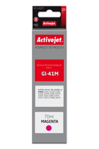 Activejet AC-G41M Láhev s inkoustem pro tiskárnu Canon, náhrada za Canon GI-41M 4544C001; Supreme; 70 ml; fialová Obrázok pre Activejet AC-G41M Láhev s inkoustem pro tiskárnu Canon, náhrada za Canon GI-41M 4544C001; Supreme; 70 ml; fialová