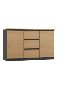 Obrázok pre Topeshop 2D3S ANT/ART BA KPL komoda