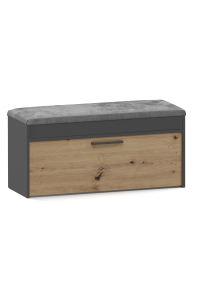 Obrázok pre Topeshop PARMA SZAFKA ANT/ART organizér na boty Zavřené Antracit, Dub