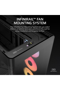 Corsair 4500X RS-R ARGB Tempered Glass Mid-Tower, Black Midi Tower Černá Obrázok pre Corsair 4500X RS-R ARGB Tempered Glass Mid-Tower, Black Midi Tower Černá