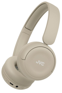 Obrázok pre JVC HA-S59W Sluchátka s mikrofonem Kabelový a bezdrátový Přes hlavu Hudba / volný čas USB typu C Bluetooth Béžová
