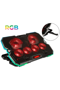 Chladicí podložka pro notebook VORTEX RGB s 6 ventilátory Obrázok pre Chladicí podložka pro notebook VORTEX RGB s 6 ventilátory