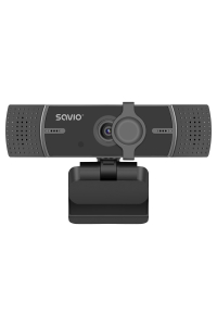 Savio CAK-05 webkamera 3,7 MP 2560 x 1440 px USB Černá Obrázok pre Savio CAK-05 webkamera 3,7 MP 2560 x 1440 px USB Černá