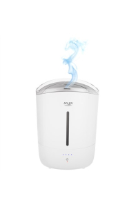 Adler Humidifier | AD 7971 | 30 W | Water tank capacity 5 L | Ultrasonic | Humidification capacity 100-250 ml/hr | White Obrázok pre Adler Humidifier | AD 7971 | 30 W | Water tank capacity 5 L | Ultrasonic | Humidification capacity 100-250 ml/hr | White