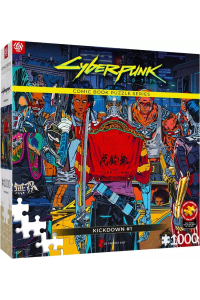 Puzzle Good Loot Comic Book - Cyberpunk 2077: Kickdown 1000 kusů Obrázok pre Puzzle Good Loot Comic Book - Cyberpunk 2077: Kickdown 1000 kusů