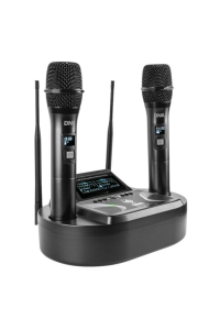 Obrázok pre DNA Professional UMA VOCAL SET - bezdrátová dvojitá sada (2x ruční mikrofon + přijímač s nabíjecí stanicí pro mikrofony)