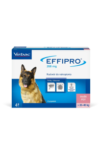 Obrázok pre VIRBAC Effipro L (20-40 kg) - kapky proti blechám a klíšťatům pro psy – 4 ks