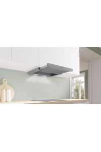 Obrázok pre Bosch Serie 2 DFM064W55 digestoř Polovestavěný (vytahovací) Metalická, Stříbrná 394 m³/h