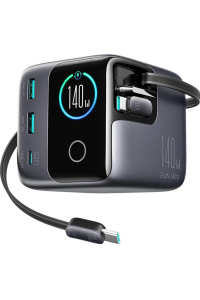 Obrázok pre Ładowarka biurkowa Joyroom Podix Jr-TRD01 GaN 140 W 1x USB-C 2x USB-A + zwijane kable 2x USB-C