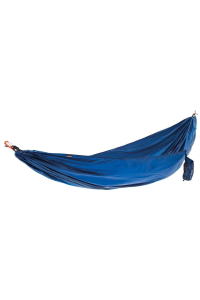 Jednomístná houpací síť Cocoon Travel Set, modrá s měsíčním motivem Obrázok pre Jednomístná houpací síť Cocoon Travel Set, modrá s měsíčním motivem