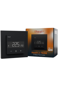 Obrázok pre Termostat Heatit Z-TRM6 Black Matt Z-Wave Thermostat 3600W 16A 868,4 Mhz