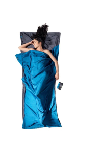 Obrázok pre Cocoon TravelSheet Hranatý spacák Bavlna Modrá