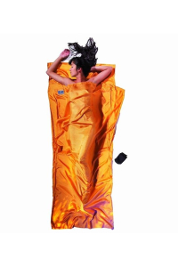 Obrázok pre Vložka do spacího pytle Cocoon TravelSheet Silk, žlutá barva „sunset“