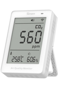 Miernik jakości powietrza WiFi LCD Sonoff AirGuard CO2 SAWF-08P Obrázok pre Miernik jakości powietrza WiFi LCD Sonoff AirGuard CO2 SAWF-08P