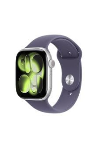 Obrázok pre Apple Watch Series 11Â GPS + Cellular 46mm Silver Aluminium Case with Purple Fog Sport Band - M/L