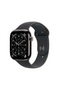 Obrázok pre Apple Watch Series 11Â GPS + Cellular 46mmÂ Slate Titanium Case with Black Sport Band - M/L