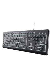 Obrázok pre Trust Primo Beleuchtete klávesnice Domov/kancelář USB QWERTY Americká angličtina Černá