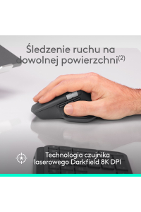 Obrázok pre Logitech MX Master 4 for Business myš Kancelář Pro praváky RF bezdrátové + Bluetooth Laser 8000 DPI
