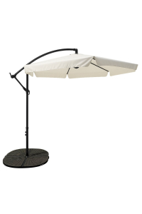 Extralink Black Forest Garden Umbrella with Side Panels, Large 3m Beige Cantilever Konzolový deštník Šestiúhelník Béžová, Černá Obrázok pre Extralink Black Forest Garden Umbrella with Side Panels, Large 3m Beige Cantilever Konzolový deštník Šestiúhelník Béžová, Černá