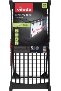 Obrázok pre Vileda Infinity Flex Ultimate Stojací sušák na prádlo Černá