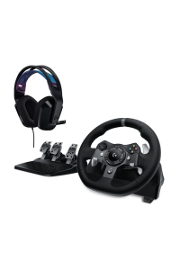 Obrázok pre GAMING WHEEL LGT G920+HEADPH G335 BLACK