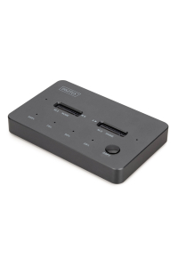 Digitus DA-71545-1 dokovací stanice pro úložná zařízení USB 3.2 Gen 1 (3.1 Gen 1) Type-C Černá Obrázok pre Digitus DA-71545-1 dokovací stanice pro úložná zařízení USB 3.2 Gen 1 (3.1 Gen 1) Type-C Černá