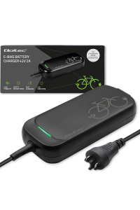 Qoltec Szybka Ładowarka Pro do roweru elektrycznego Bosch 36V | 42V | 2A | Bosch plug | wodoodporna +kabel zasilający Obrázok pre Qoltec Szybka Ładowarka Pro do roweru elektrycznego Bosch 36V | 42V | 2A | Bosch plug | wodoodporna +kabel zasilający