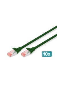 Digitus DK-1644-050-G-10 síťový kabel Zelená 5 m Cat6 S/FTP (S-STP) Obrázok pre Digitus DK-1644-050-G-10 síťový kabel Zelená 5 m Cat6 S/FTP (S-STP)