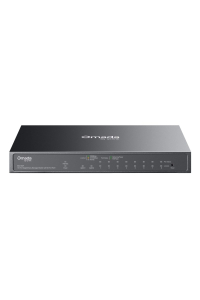 Obrázok pre TP-Link Omada ES210GP síťový přepínač Řízený L2 Gigabit Ethernet (10/100/1000) Podpora napájení po Ethernetu (PoE) DIN rail Černá